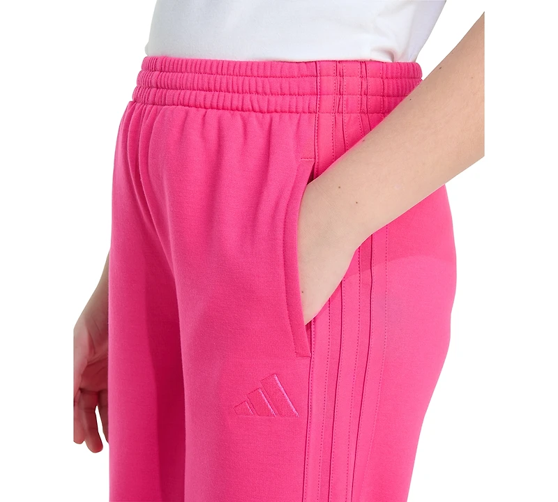 adidas Girls 8-16 Wide Leg Double Knit Pants