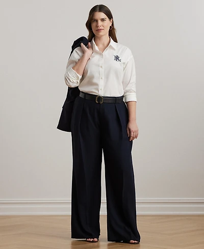 Lauren Ralph Plus Long Sleeves Top