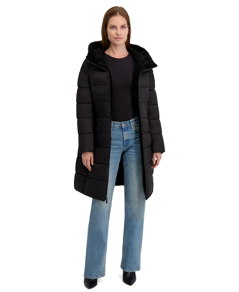 Laundry By Shelli Segal Women's Sega Long Puffer Coat