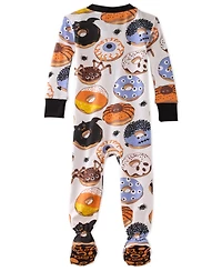 butterblu Baby Cruz Halloween Cotton Snug-Fit Footed Pajamas