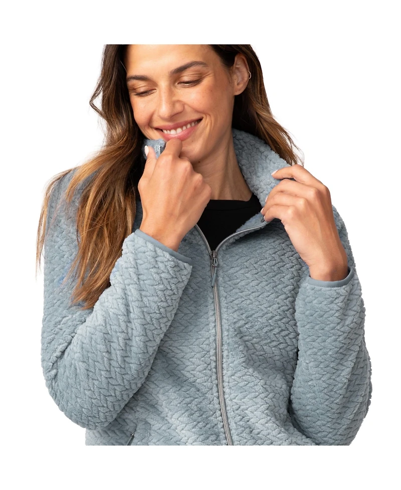 Free Country Women's Cable Braided Butter Pile Jacket