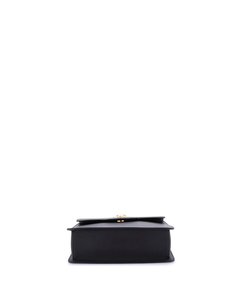 Pre-Owned Versace La Medusa Top Handle Tote Bag Leather