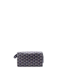 Pre-Owned Goyard Varenne Continental Wallet with Strap Coated Canvas