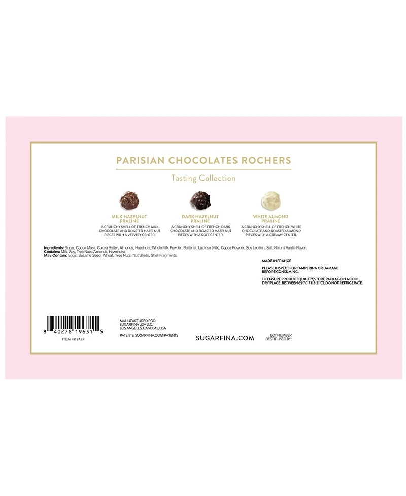 Sugarfina Parisian Chocolates Rochers, 5.5 oz.