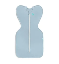 Love To Dream Swaddle Up Sleep Sack - Lite 0.2 Tog Soft Blue Small (8-13lbs)