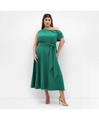 City Chic Women's Kate Off Shoulder Midi Dress