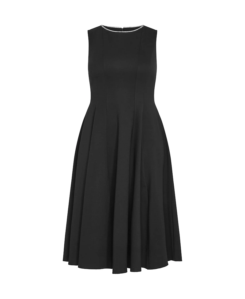City Chic Women's Mary Skater Midi Dress