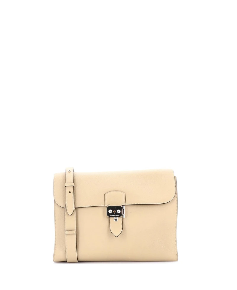 Pre-Owned HERMES 29 Sac a Depeches Messenger Bag Verso Evergrain