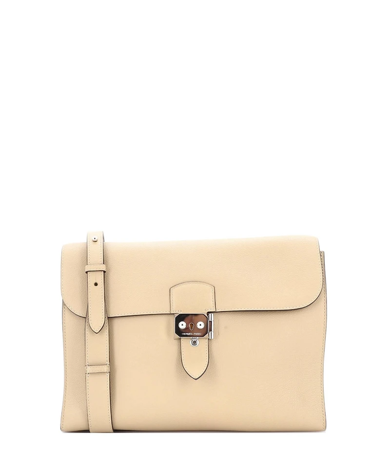 Pre-Owned HERMES 29 Sac a Depeches Messenger Bag Verso Evergrain