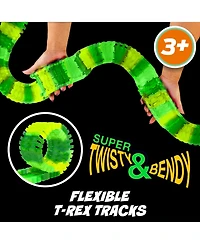 Usa Toyz Dinosaur Race Tracks for Kids- 262pk