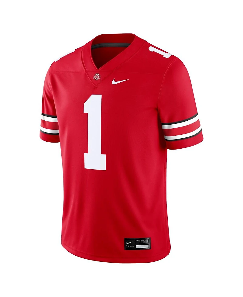 Nike Men's Scarlet Ohio State Buckeyes Game Jersey