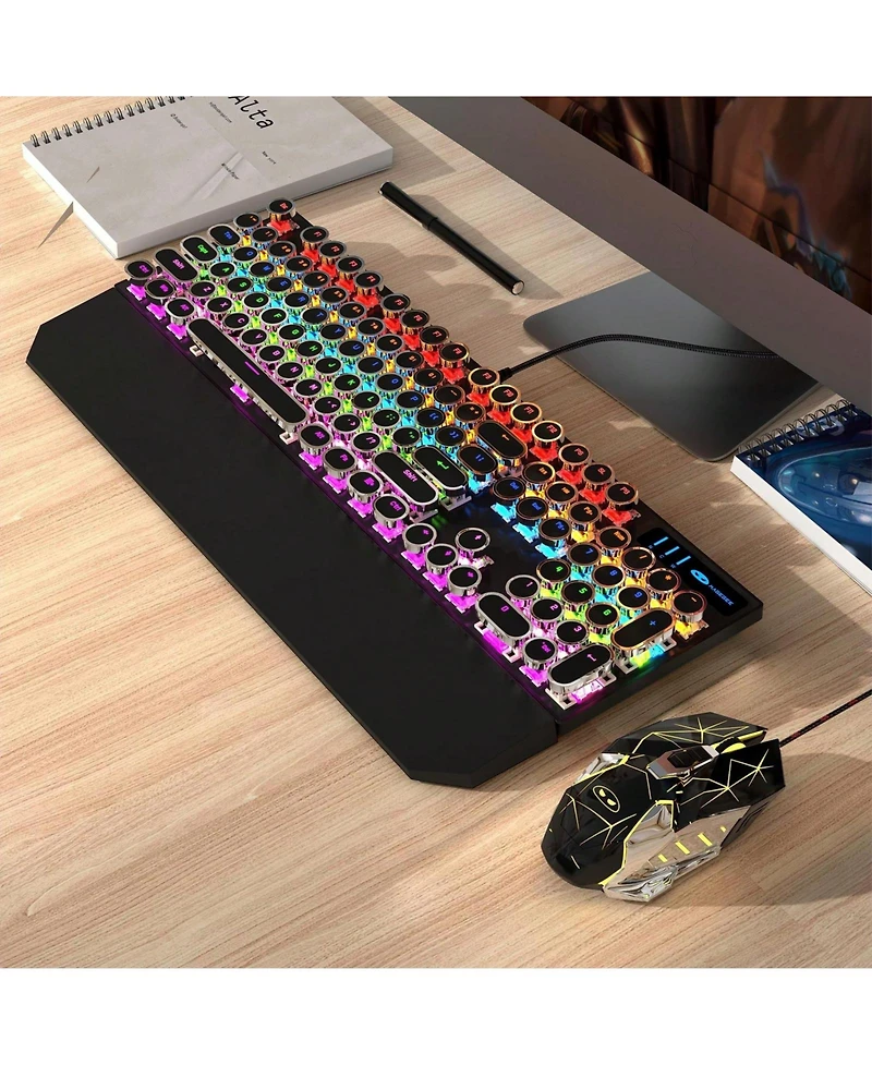 Mechanical Gaming Keyboard And Mouse Combo