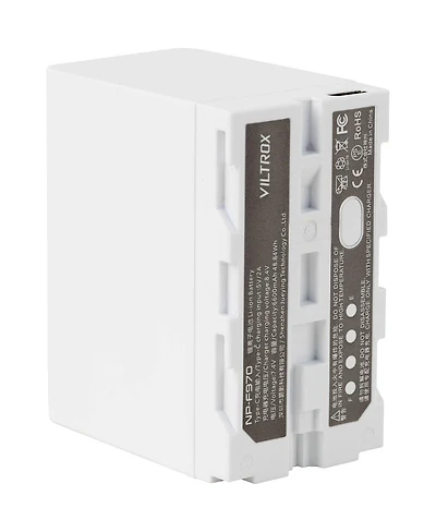 Viltrox L-Series Np-F970 48.84Wh 7.4V 6600mAh Lithium-Ion Battery, White