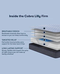 Serta Perfect Sleeper Cobra Lily 10.5" Firm Tight Top Mattress, Queen