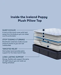 Serta Perfect Sleeper Iceland Poppy 14" Plush Pillow Top Mattress, Queen