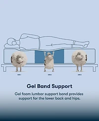 Serta Perfect Sleeper Lavender Falls 12" Firm Hybrid Tight Top Mattress, Queen