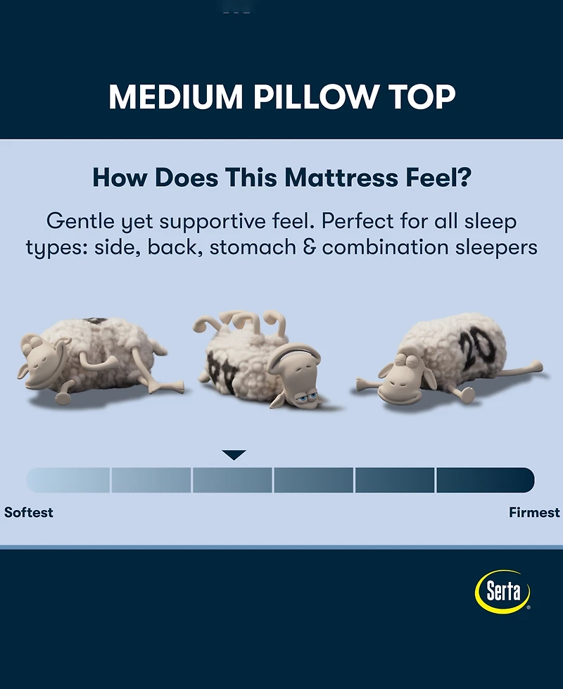 Serta Perfect Sleeper Osiria Rose 14" Medium Pillow Top Mattress Set