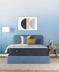 Serta Perfect Sleeper Iceland Poppy 14" Plush Pillow Top Mattress Set, Twin