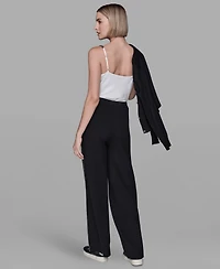Karl Lagerfeld Paris Women's Embellished Pull-On Pants