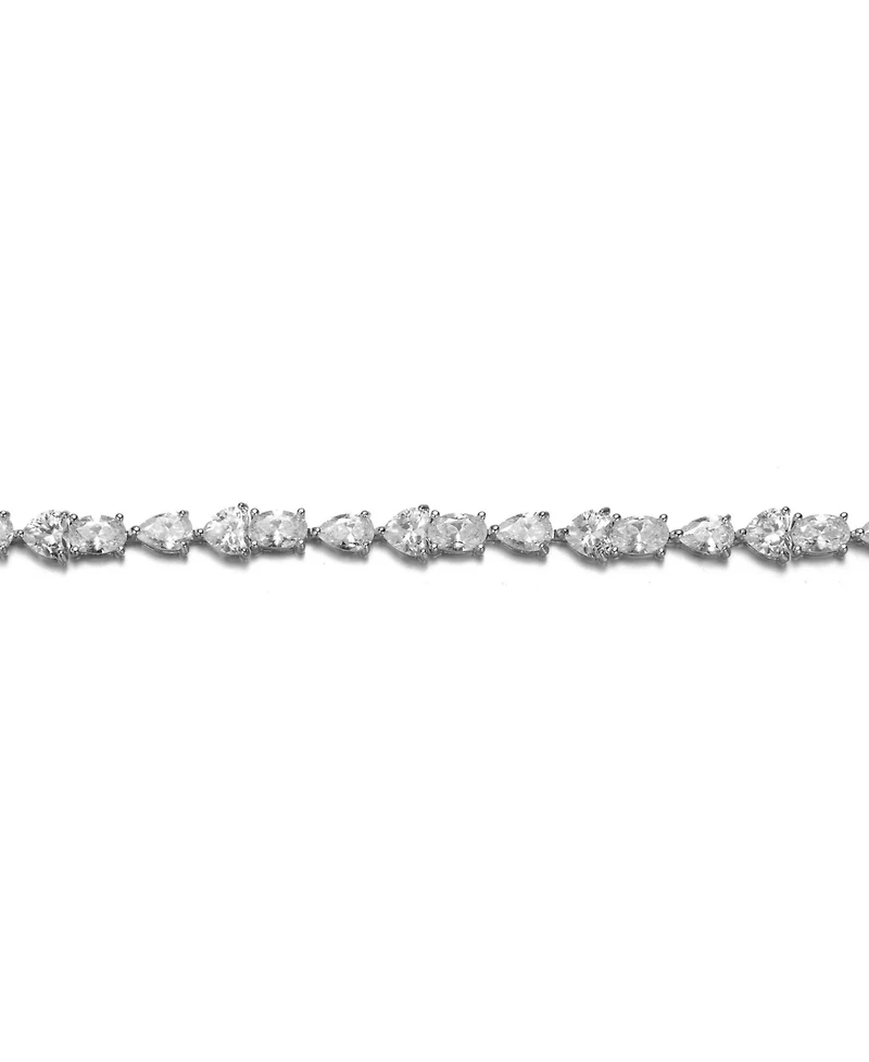 Eternal Sparkle Clear Cubic Zirconia Tennis Bracelet