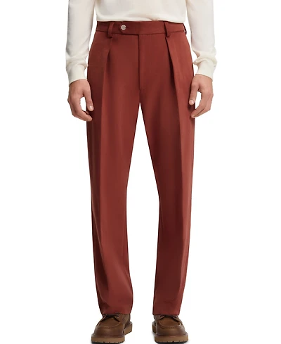 Boss by Hugo Men's Beckham x Cotton Micro-Patterned Pants