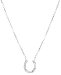 Wrapped Diamond Necklace (1/10 ct. t.w.) in 10K White Gold