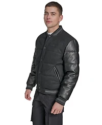 Champion Men's Wool Blend Quilted Puffer Jacket