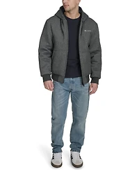 Champion Men's Reversible Bomber with Hood Jacket