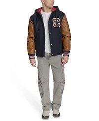 Champion Men's Mixed Media Coaches Jacket