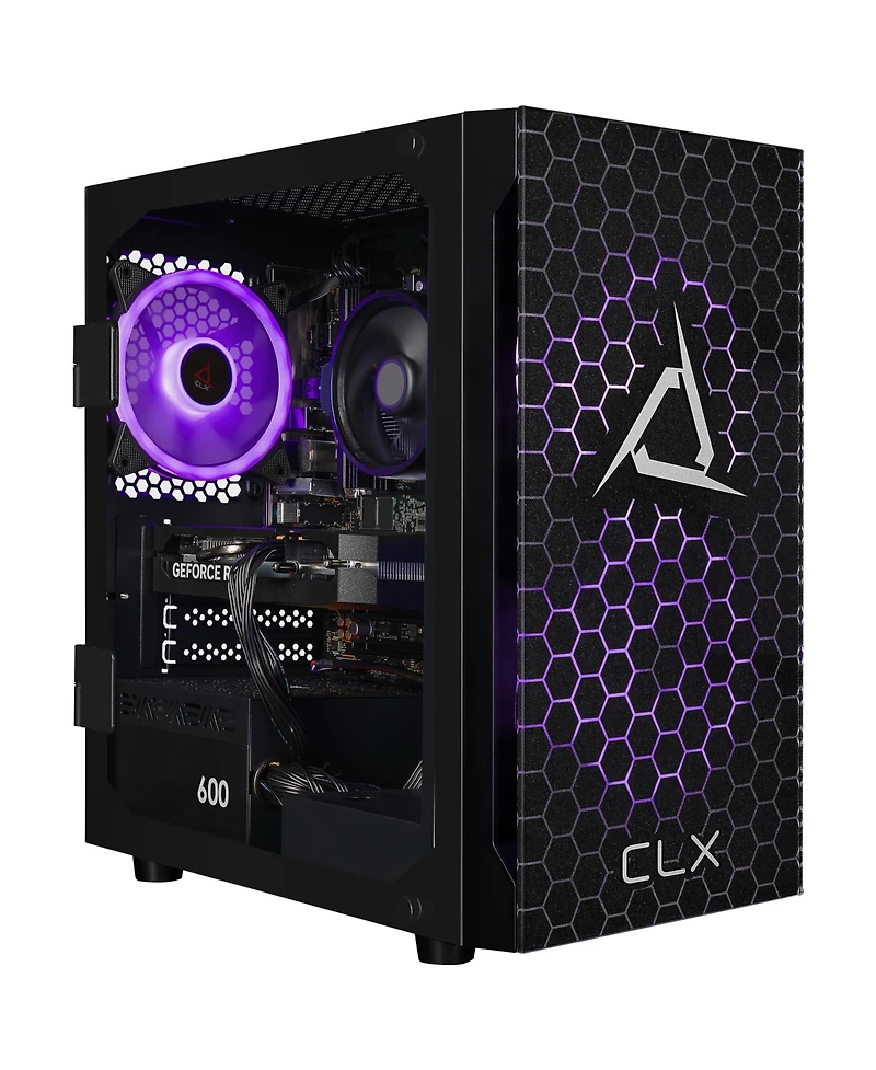 Clx Set Gaming pc - Amd Ryzen 5 8400F 4.2GHz 6-Core Processor, 32GB DDR5 Memory, GeForce Rtx 5060 8GB GDDR7 Graphics, 2TB Ssd, WiFi, Windows 11 Home
