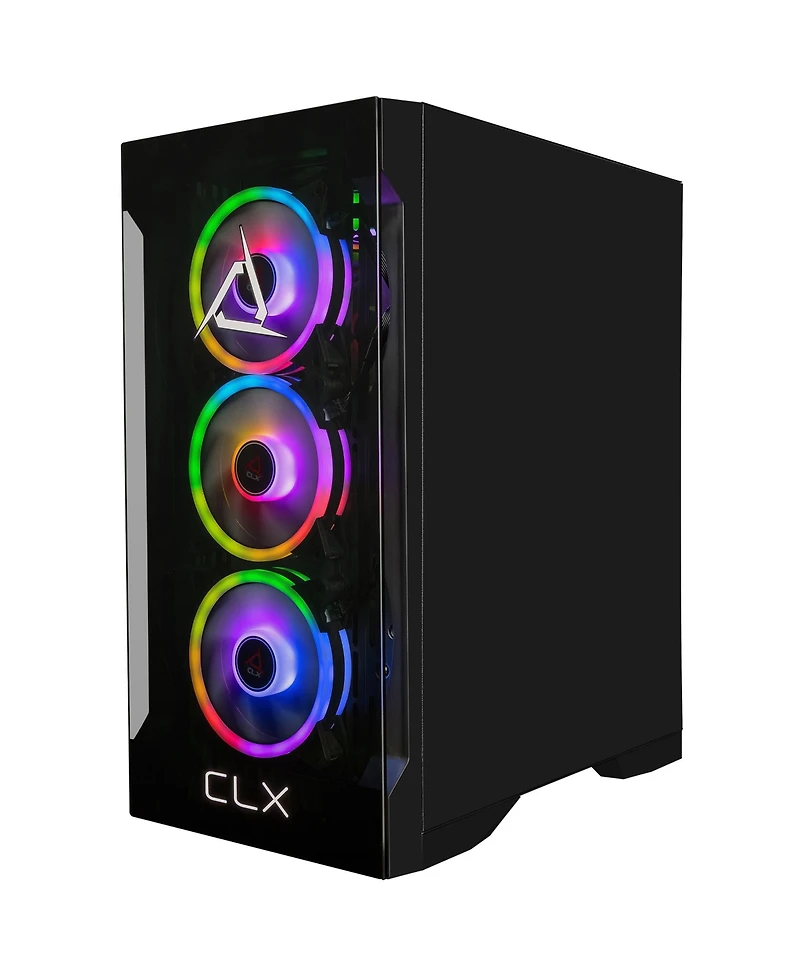 Clx Set Gaming Pc - Liquid Cooled Amd Ryzen 7 9700X 3.8GHz 8-Core, 32GB DDR5 Memory, GeForce Rtx 5060 Ti 16GB GDDR7, 2TB Ssd, WiFi, Win 11 Home