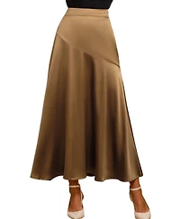 Cupshe Women's Take the Spotlight Brown Maxi Skirt