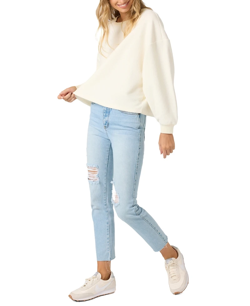 O'Neill Juniors' Crewneck Long Sleeve Top
