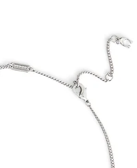 Coach Faux Stone Signature Tea Rose Strand Necklace