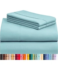 4PC Silky Soft Cooling Deep Pocket Performance Sheet Set