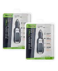 Impecca 2-in-1 Usb Car Adapter & 3,000 mAh Power Bank Bundle