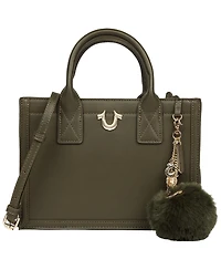 True Religion Pom Dangle Modern Tote