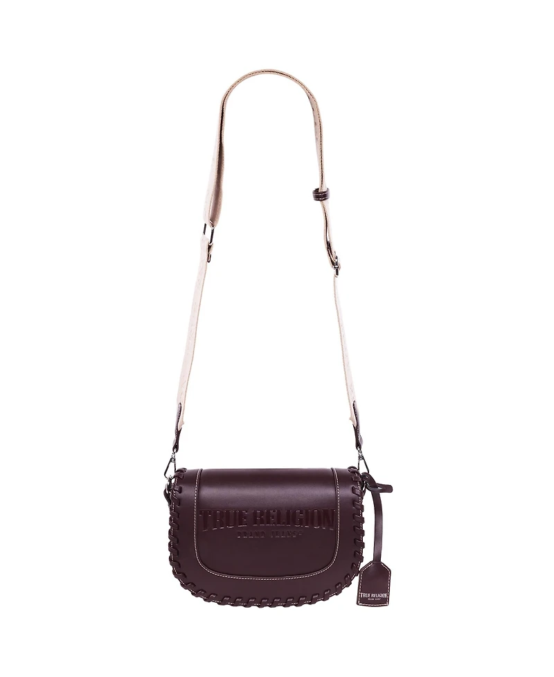 True Religion Whip Stitch Saddle Bag