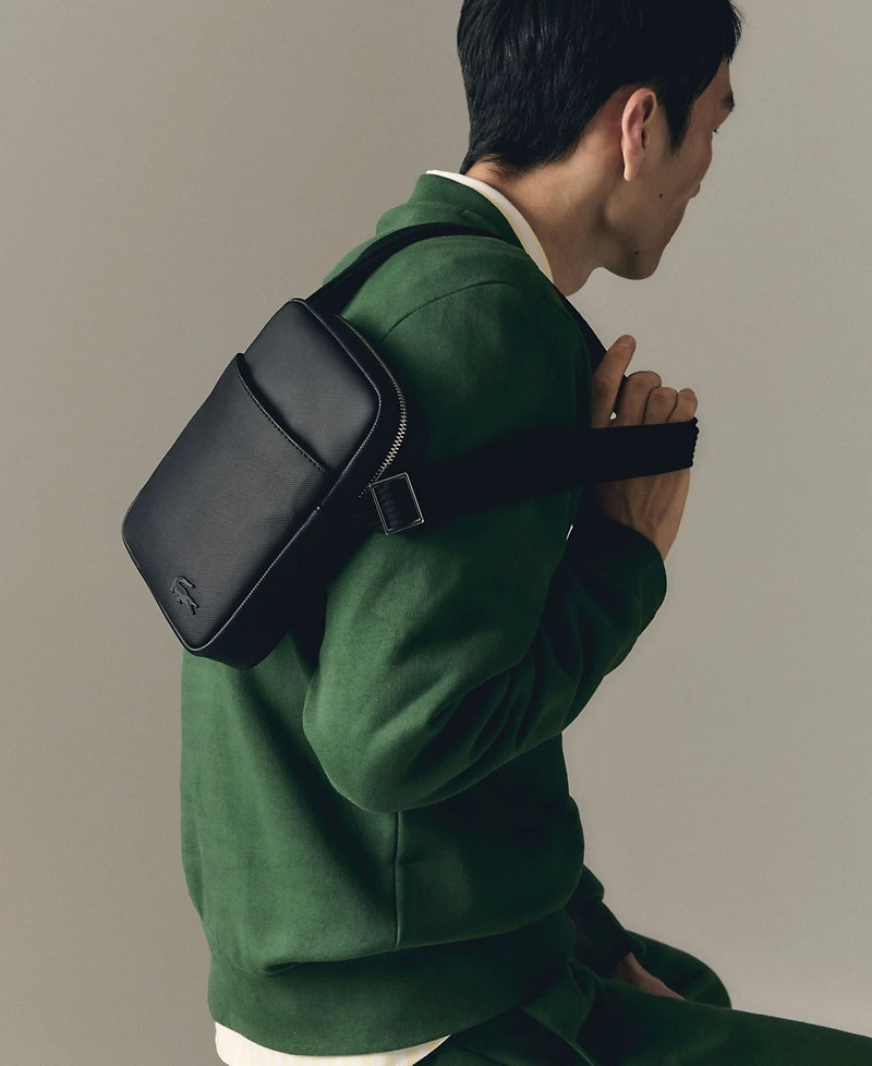 Lacoste Men's Slim Vertical Camera Bag