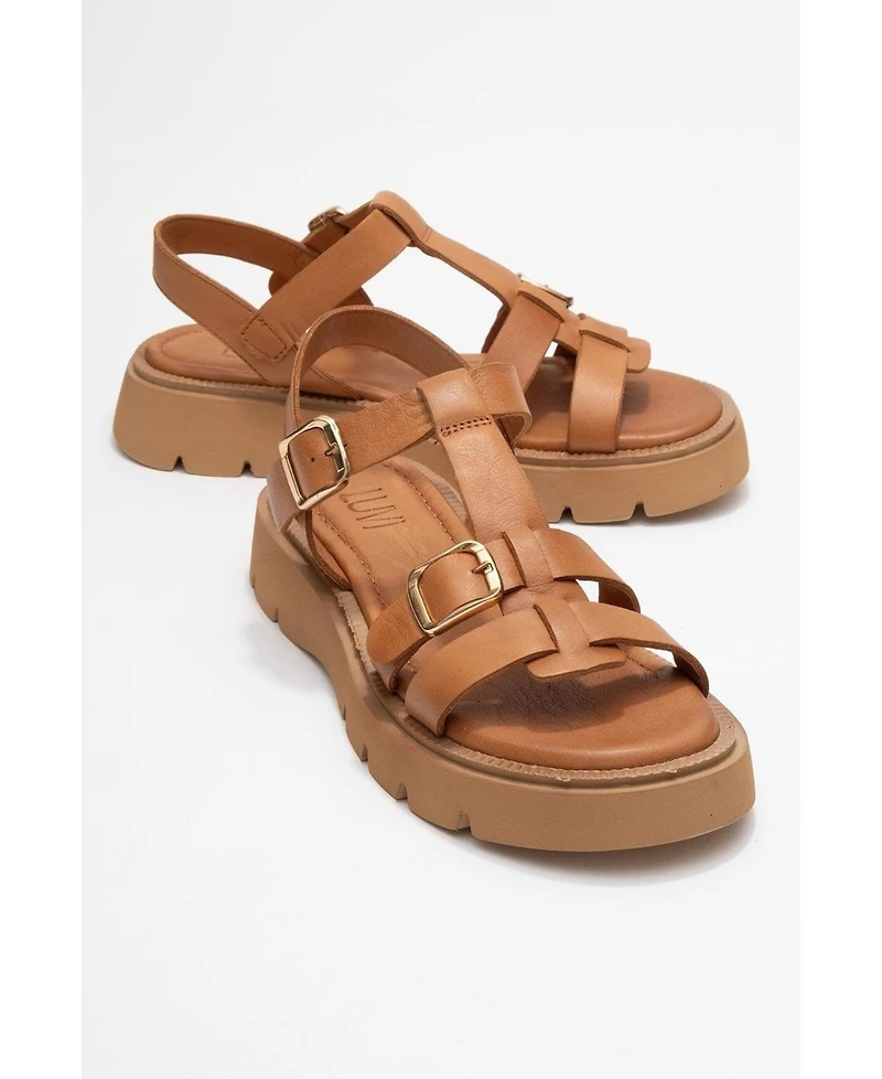 Forever & Always Shoes Melvin Leather Sandal (Women)