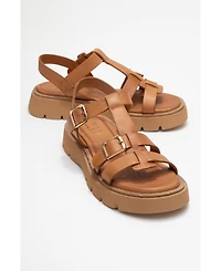 Forever & Always Shoes Melvin Leather Sandal (Women)