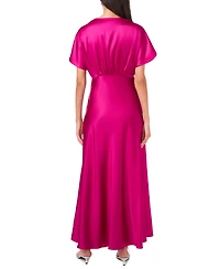 CeCe Women's V-Neck Dolman Sleeve Maxi Dress