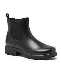 Lands' End Women's Wide Width Classic Leather Chelsea Boots