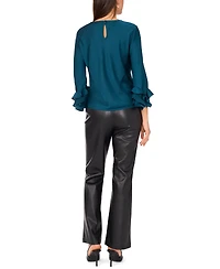 Vince Camuto Women's Cowl Neck Tiered Top