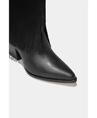 Leather Fringe Boots Feelings By Dante