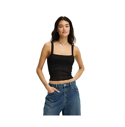 Cotton On Women's Brooke Mesh Cami