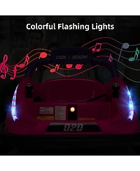 12V Kids Bumper Car Ride On Toy with Remote Control and 360° Spin