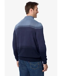 KingSize Big & Tall Henley Shaker Sweater