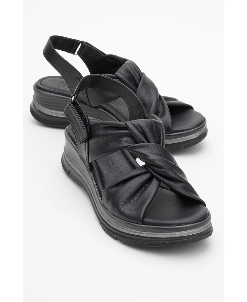 Forever & Always Shoes Oara Leather Sandal (Women)