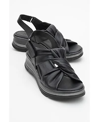 Forever & Always Shoes Oara Leather Sandal (Women)